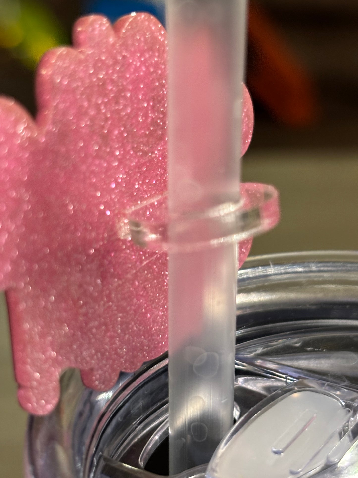 Set of 6 Acrylic Straw Attachments