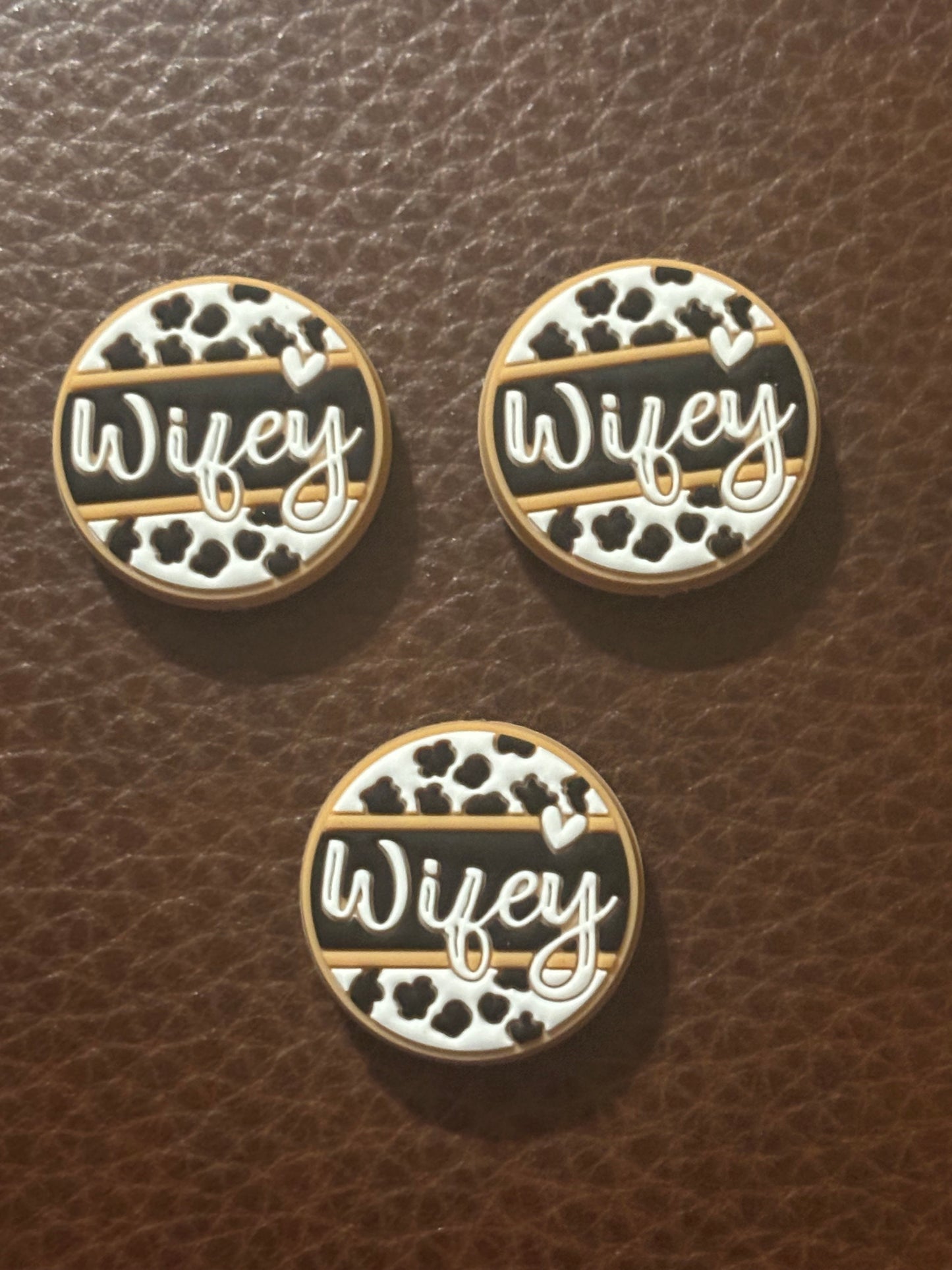 Wife Leopard Silicone Focal Bead 800