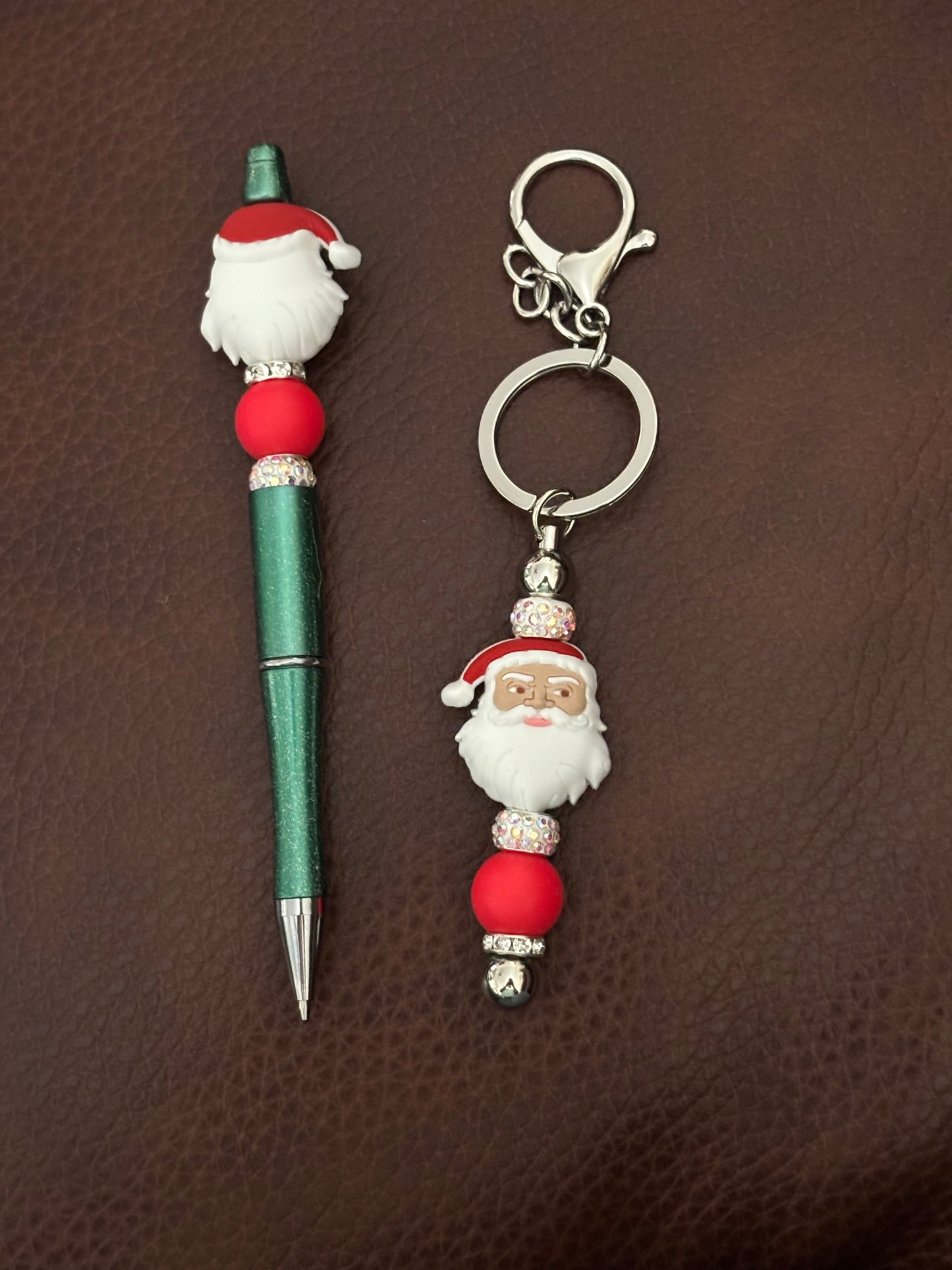 OG 3D Santa Silicone Focal Bead