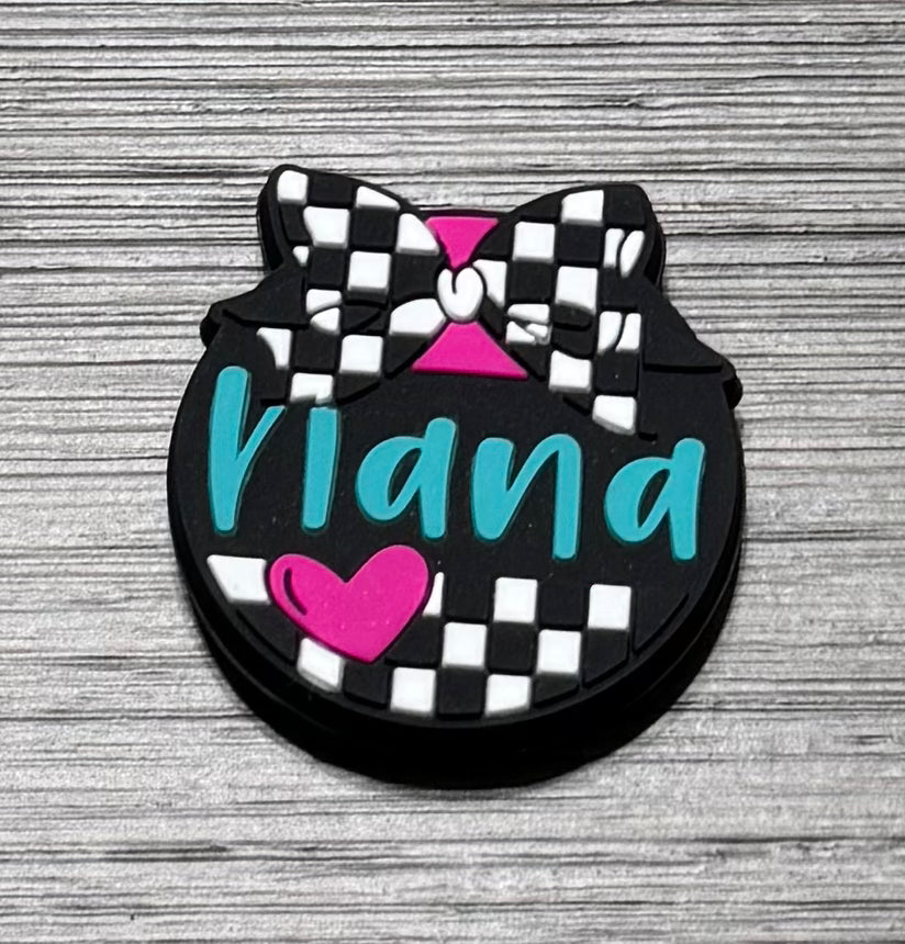 Checkered Bow Family Focal 905