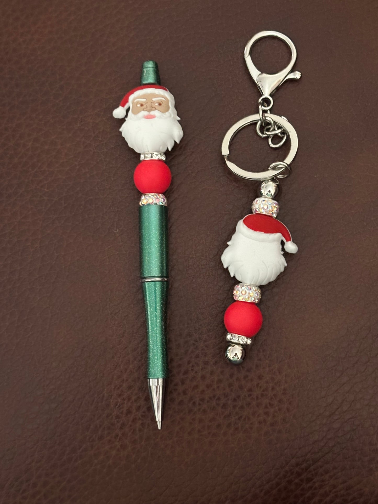 OG 3D Santa Silicone Focal Bead