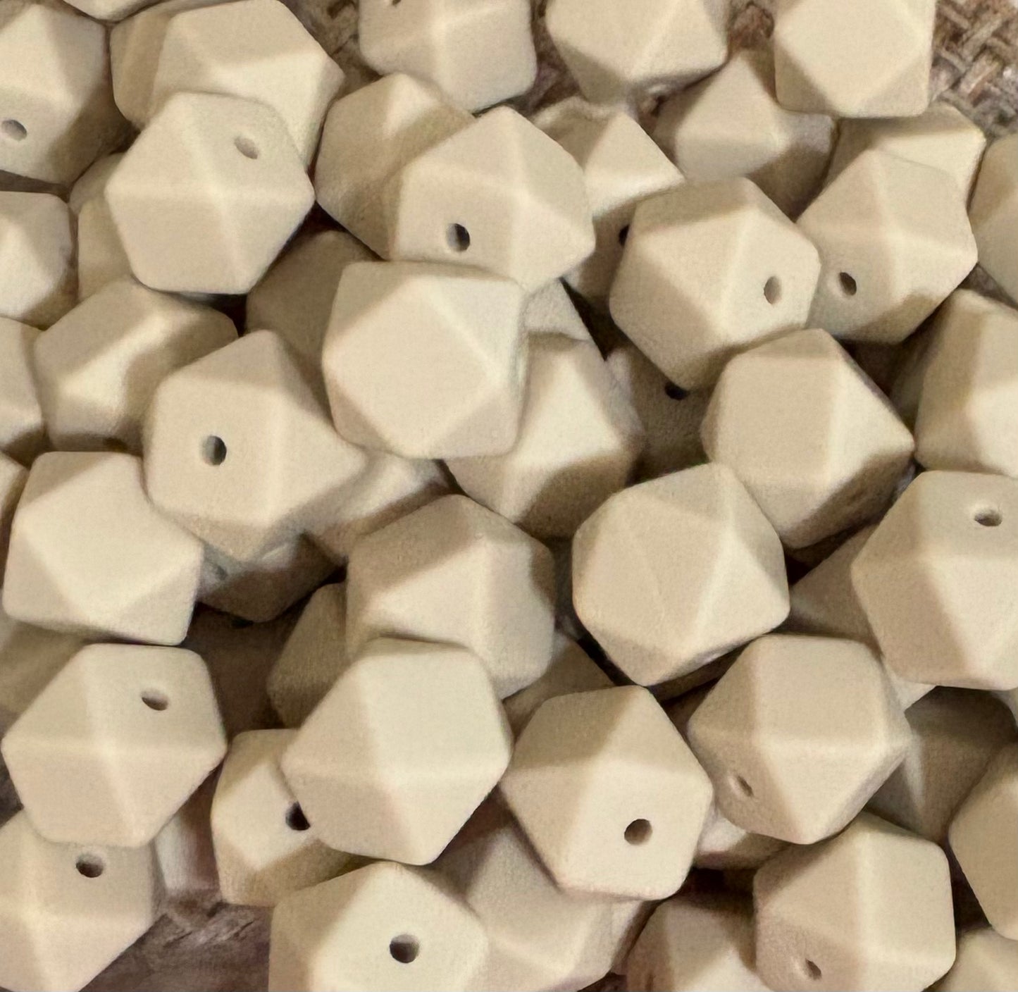 14mm Hexagon Bead