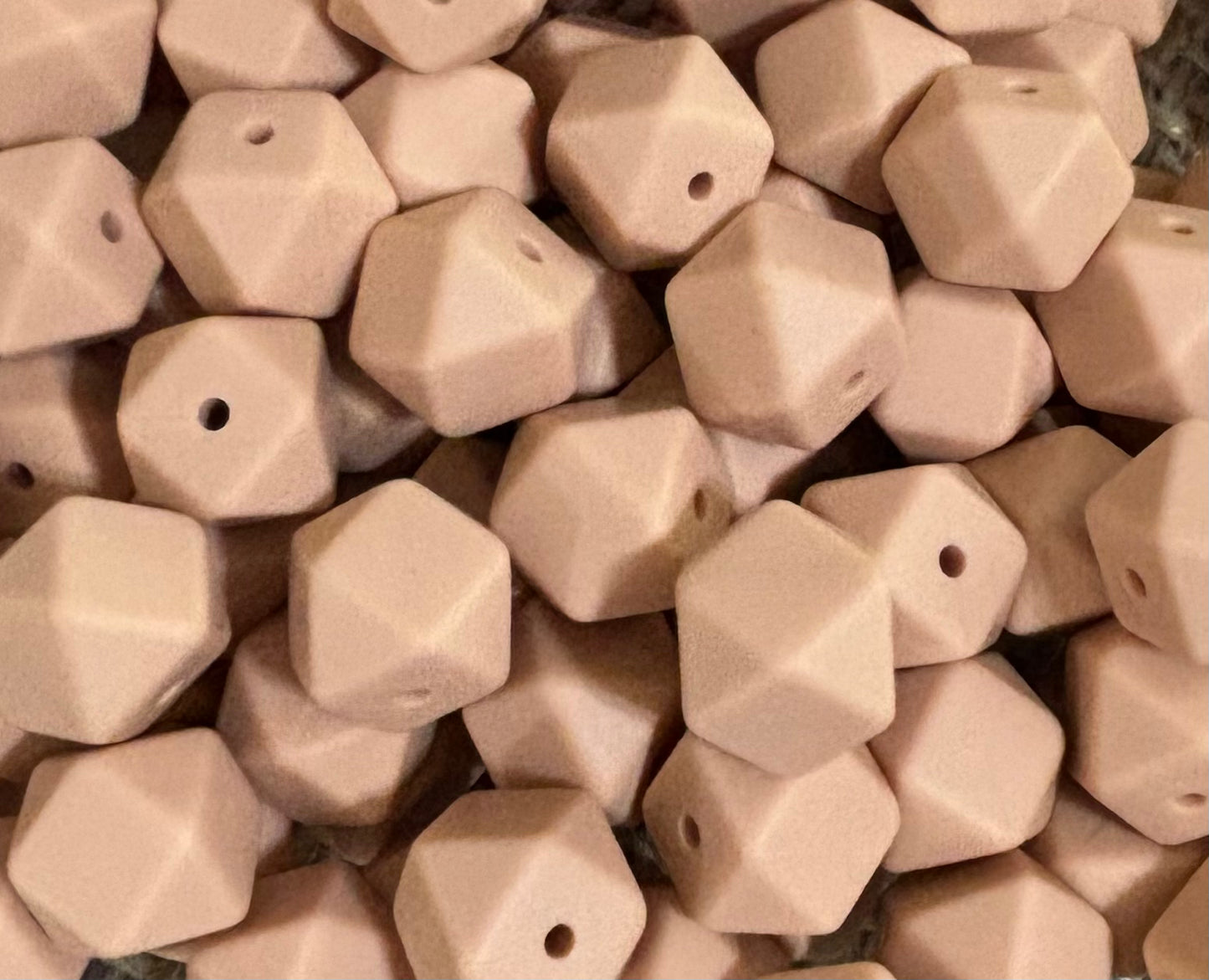 14mm Hexagon Bead