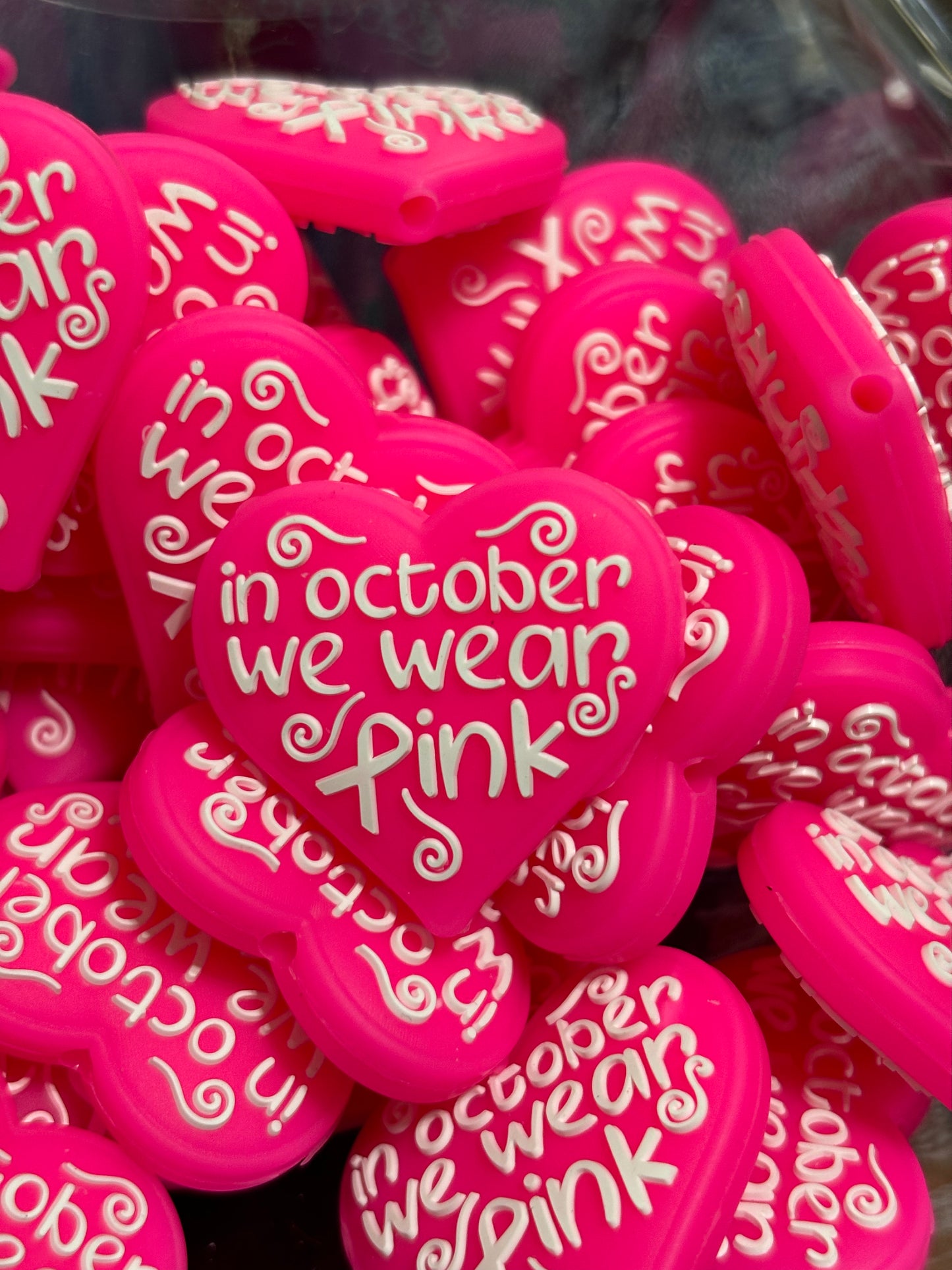 In October Focal Bead