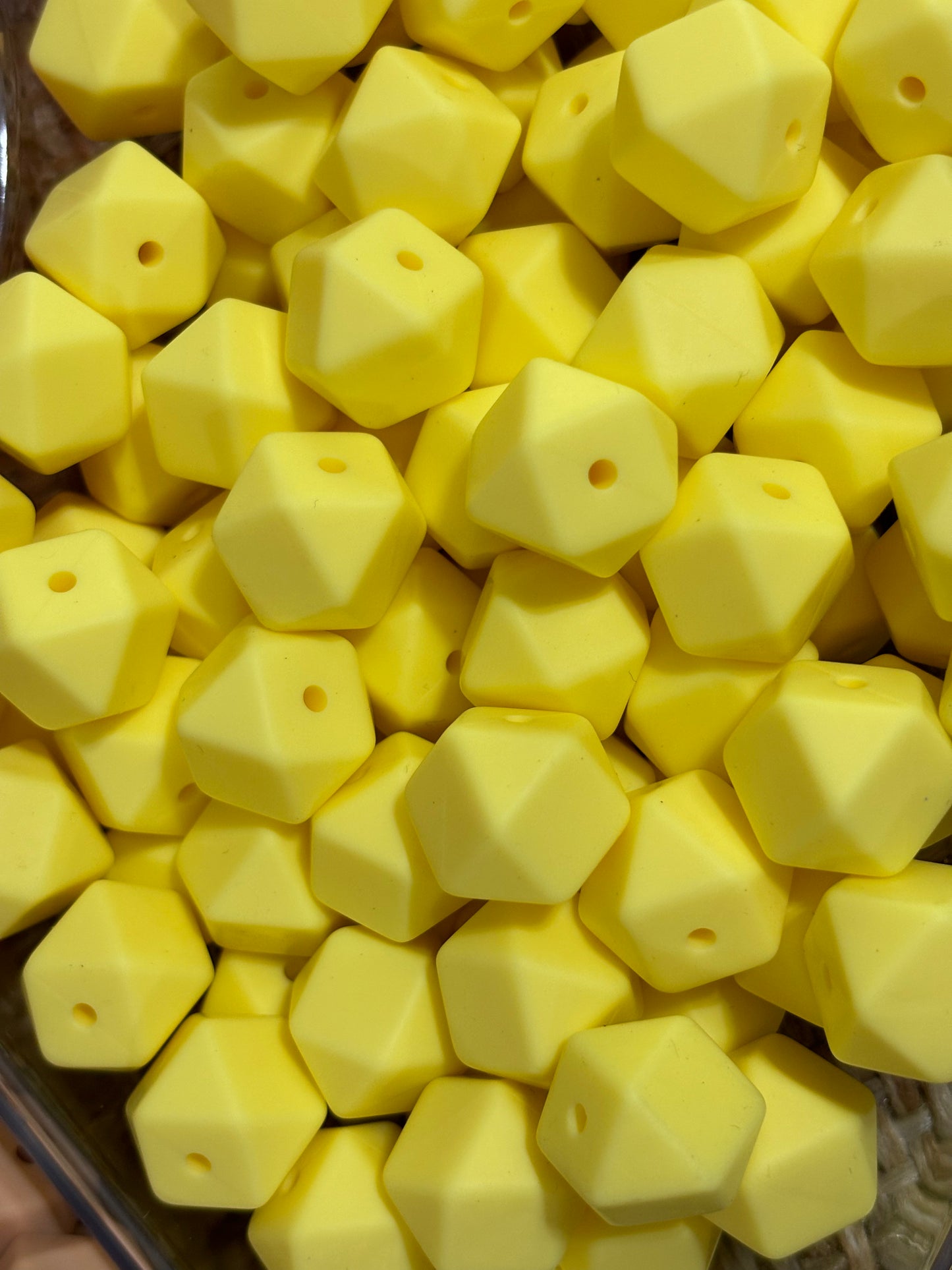 14mm Hexagon Bead