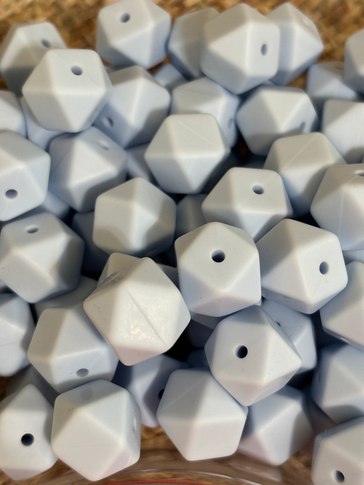 14mm Hexagon Bead