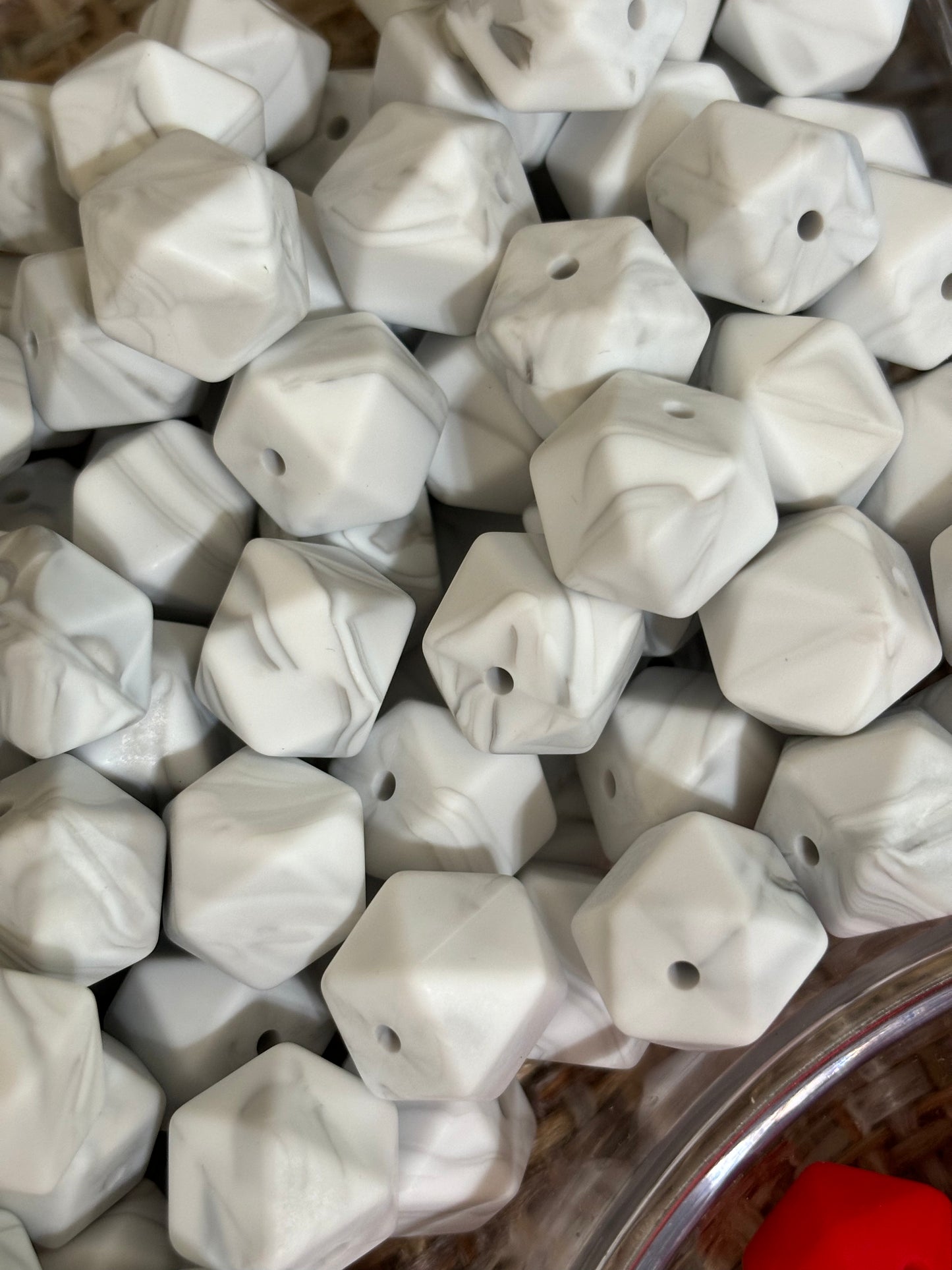 14mm Hexagon Bead