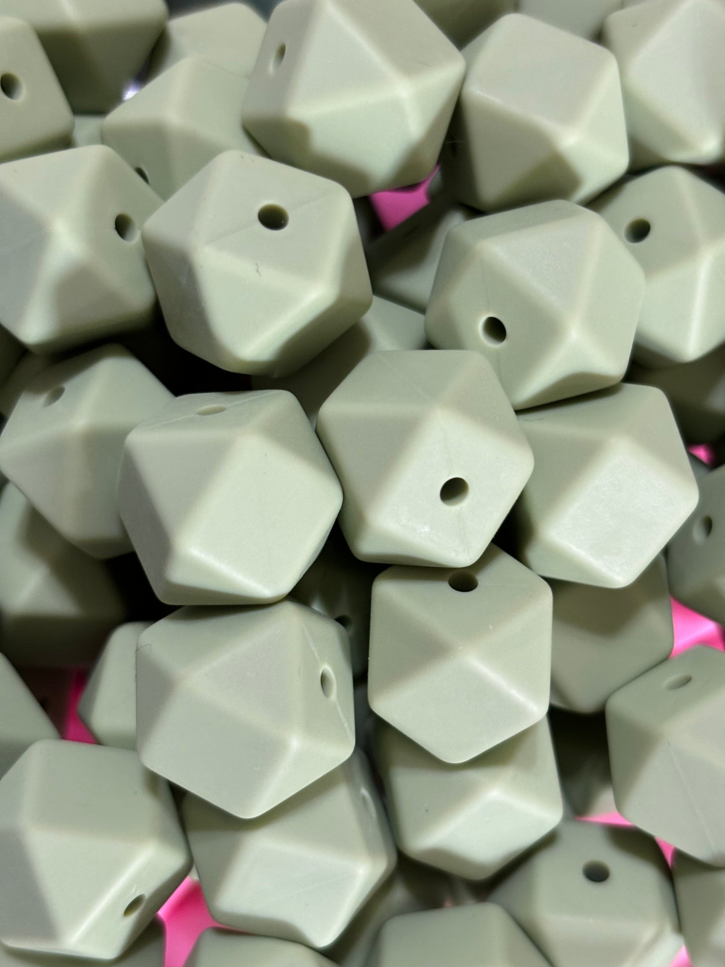 14mm Hexagon Bead