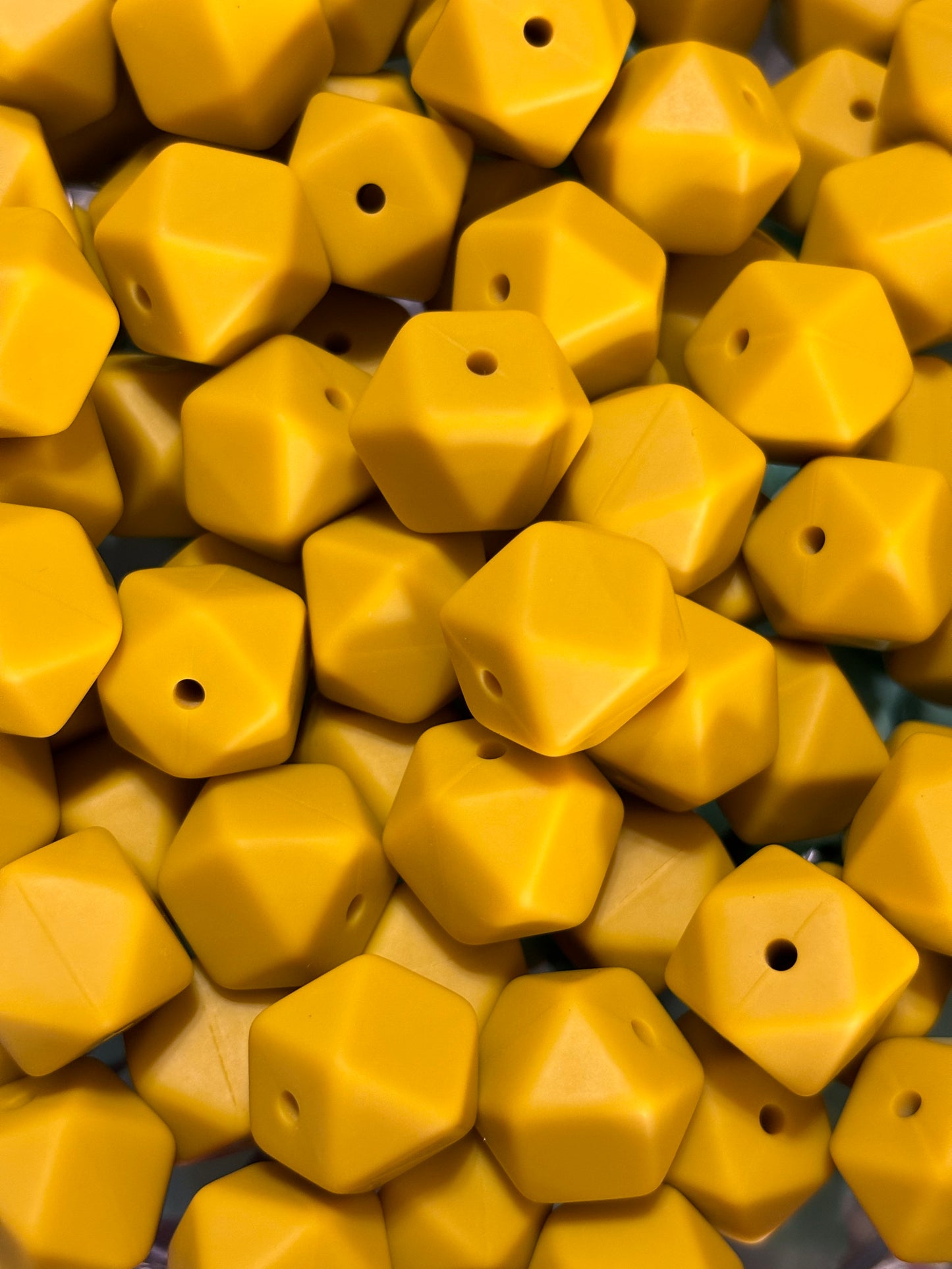 14mm Hexagon Bead