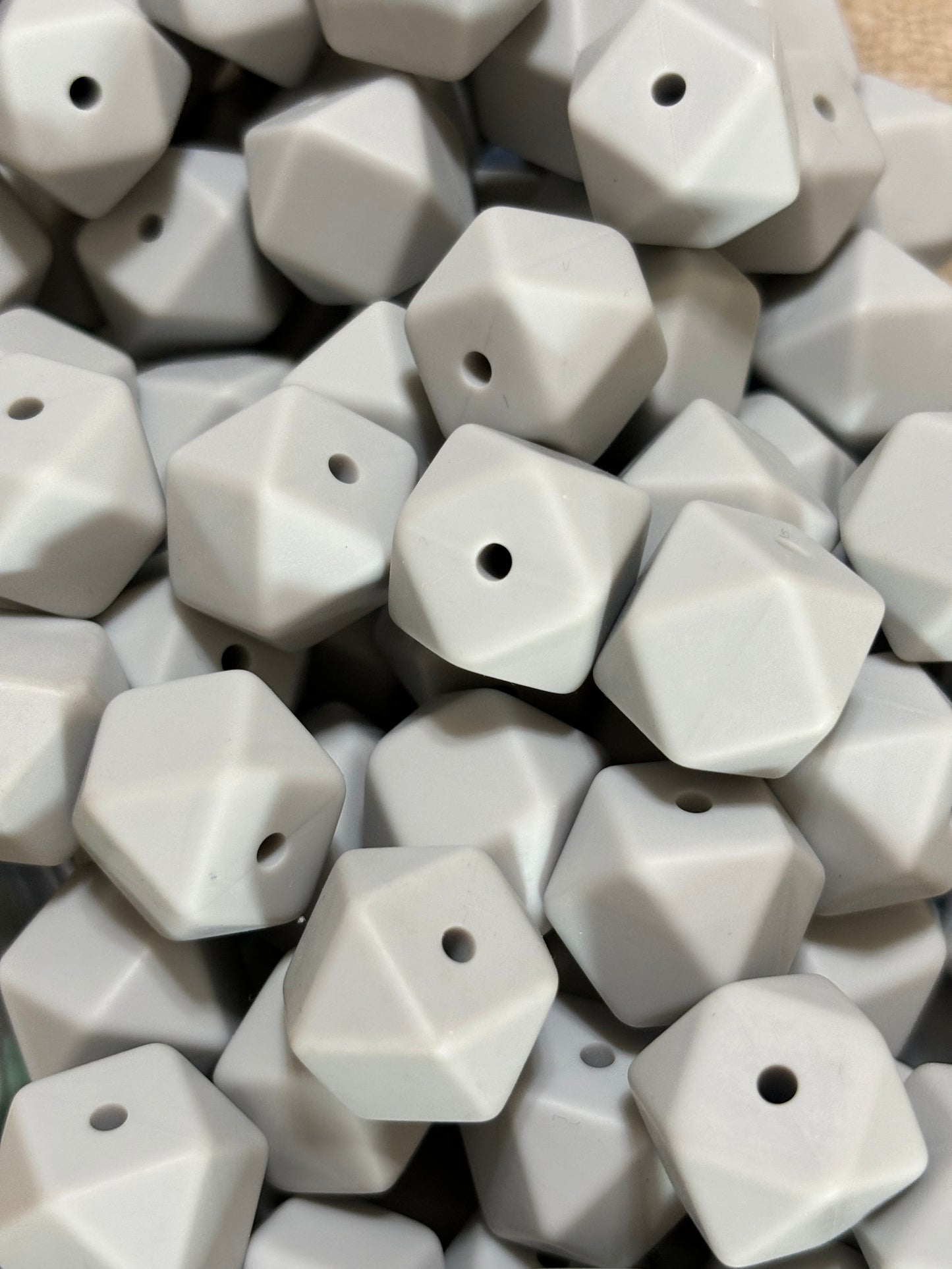 14mm Hexagon Bead