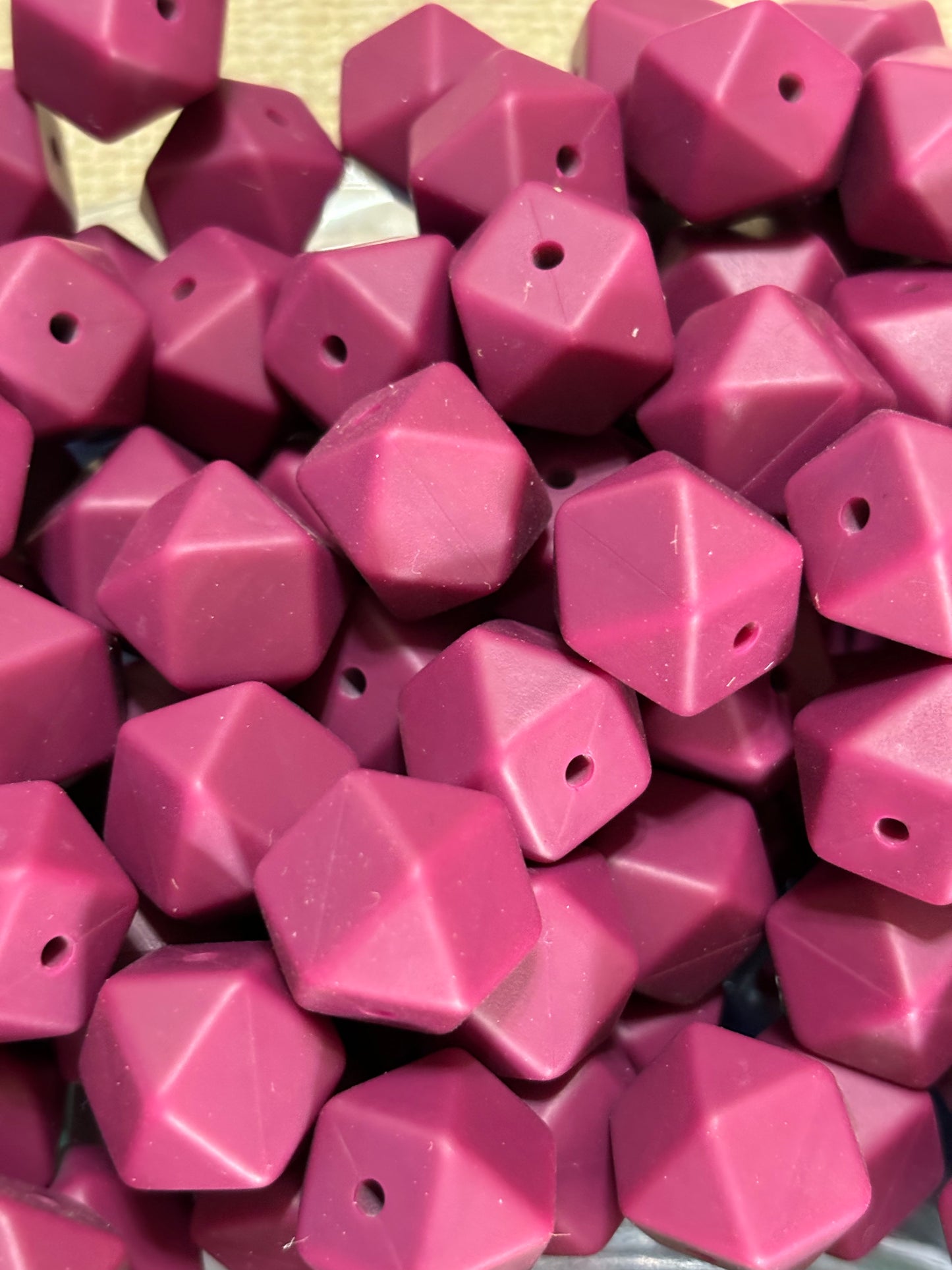 14mm Hexagon Bead