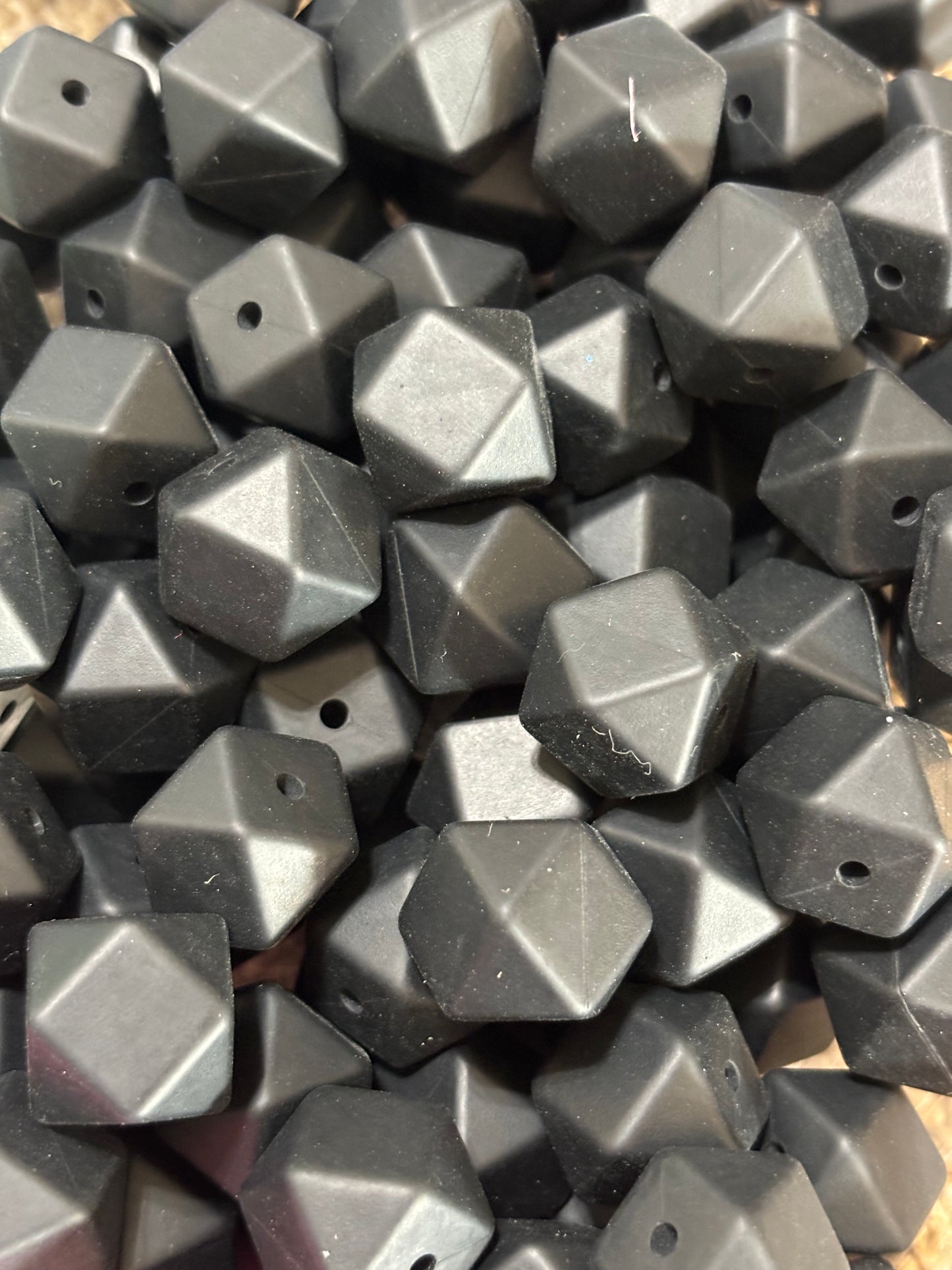 14mm Hexagon Bead