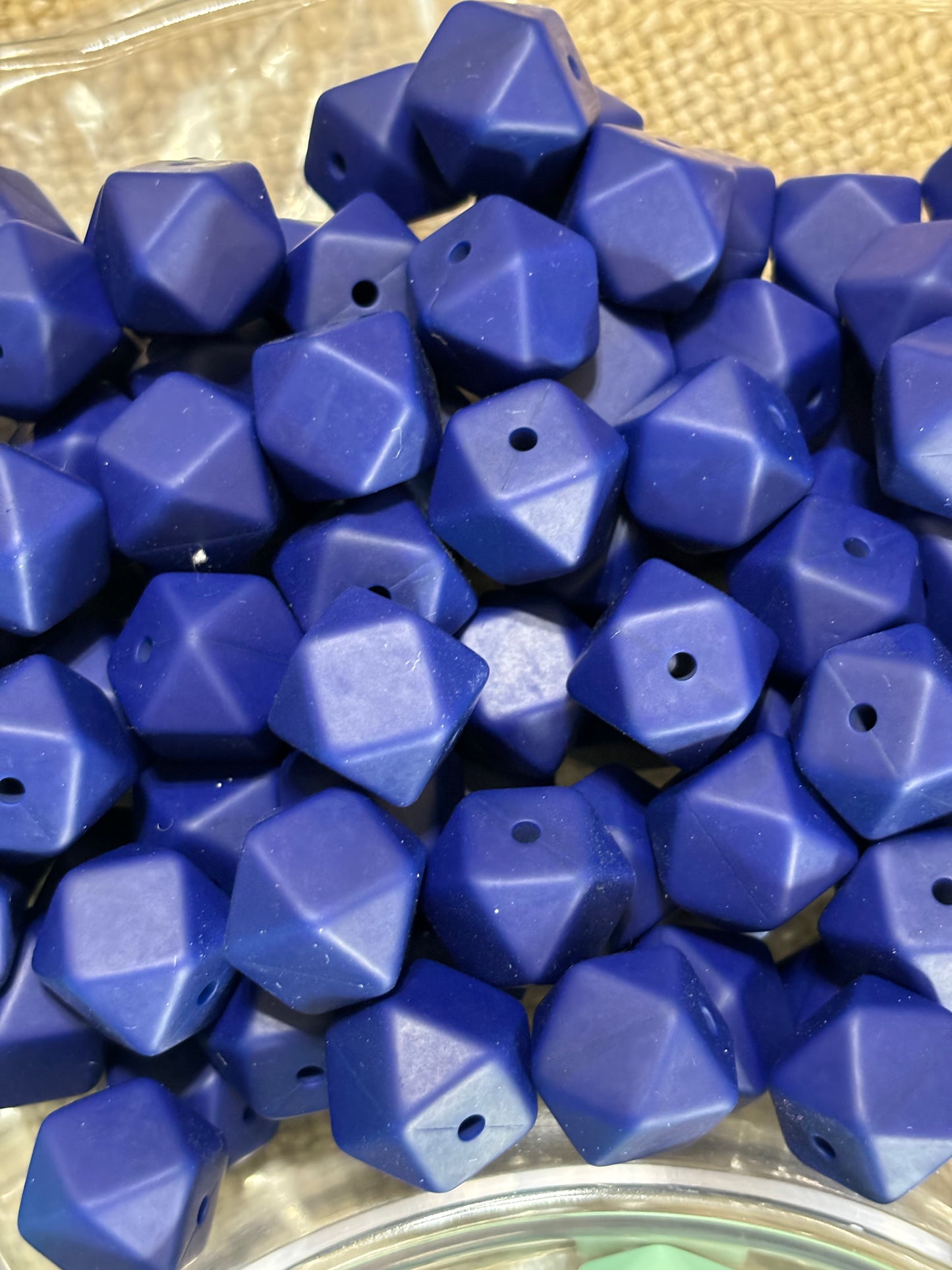 14mm Hexagon Bead