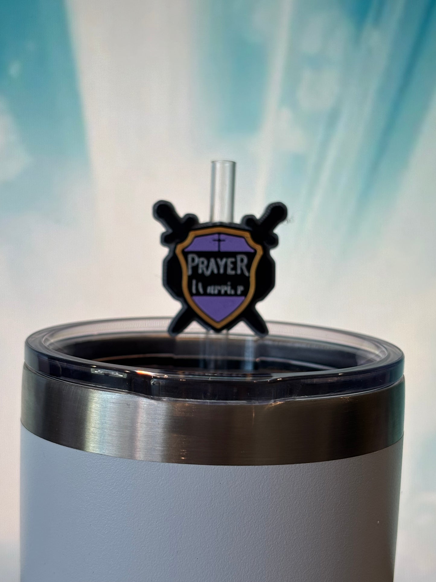 Purple Prayer warrior topper