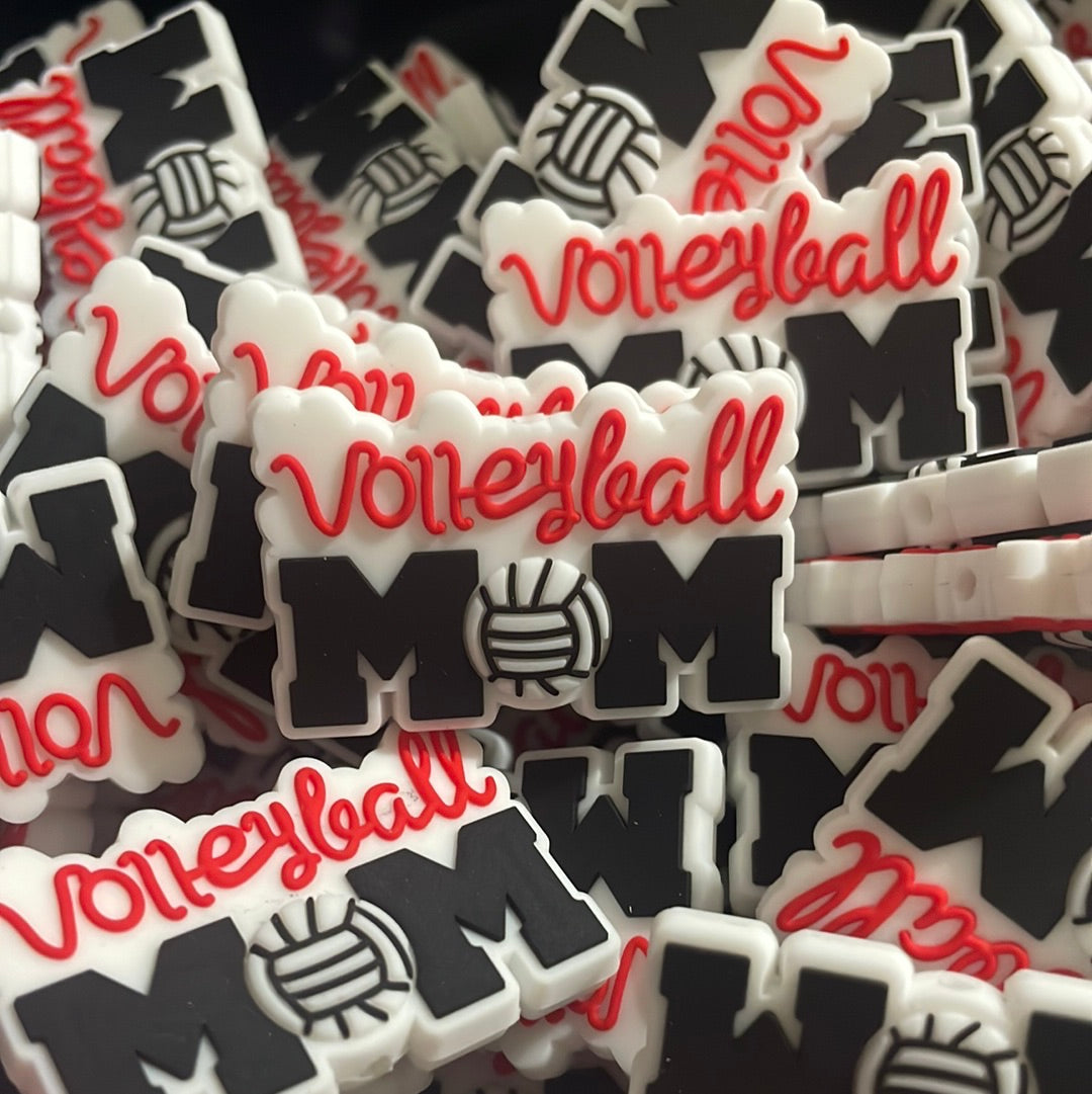 Volleyball Focal Bead