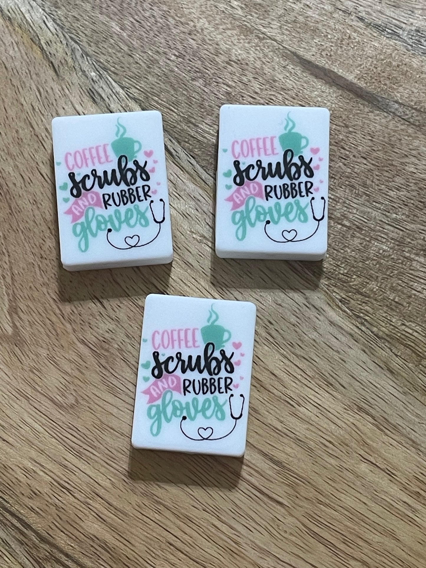 Coffee Scrubs Rubber Gloves Focal
