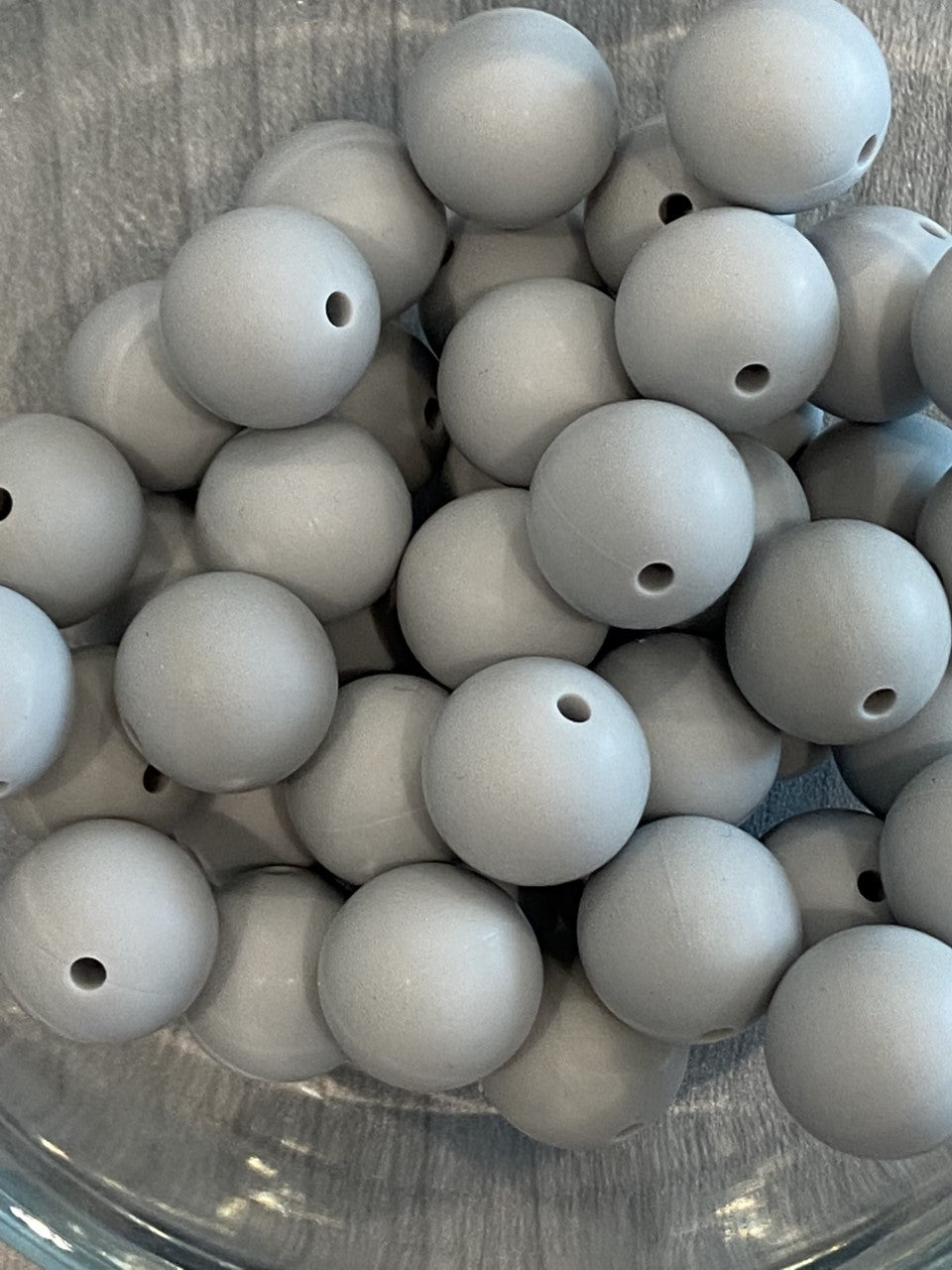 12MM Dark Gray Bead