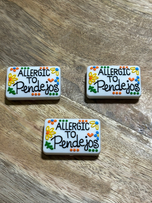 OG EXCLUSIVE Allergic to Pendejos Silicone Focal Bead