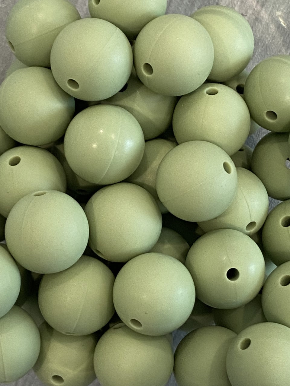 12mm Olive Green Bead